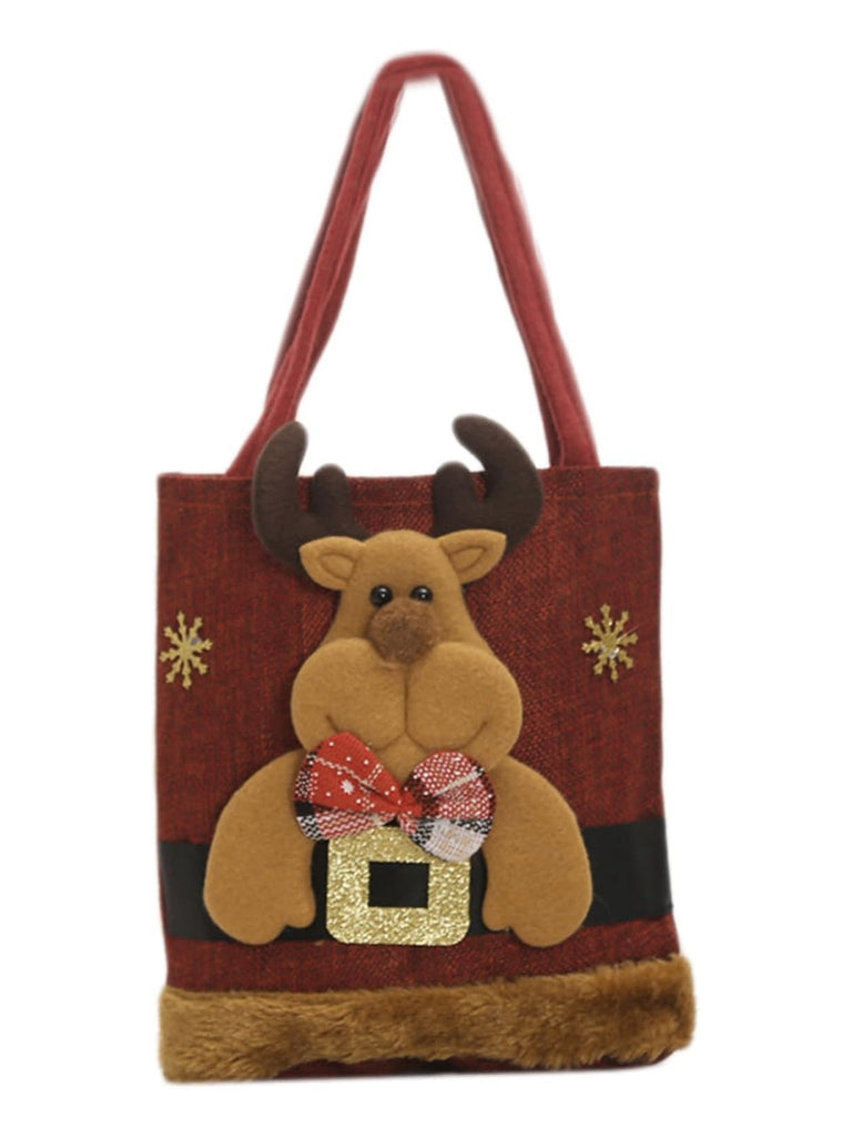 Red Christmas 3D Gift Candy Handbag