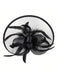 Feather Fascinator Hat With Veil