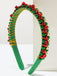 Christmas Colored Bell Beads Headband