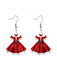 Acrylic Princess Dress Pendant Earrings