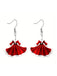 Acrylic Princess Dress Pendant Earrings