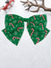 Retro Christmas Pattern Bow Hairpin