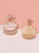 Vintage Rhinestone Birthday Cake Earrings