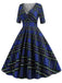 1950s Plaid Sweetheart Fold Swing Dress