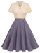 [Pre-Sale] Purple 1950s Snow White Style Button Dress