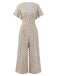 [Pre-Sale] Beige 1930s Polka Dots Vintage Jumpsuit