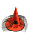 Red Halloween Witch Hat With Veil