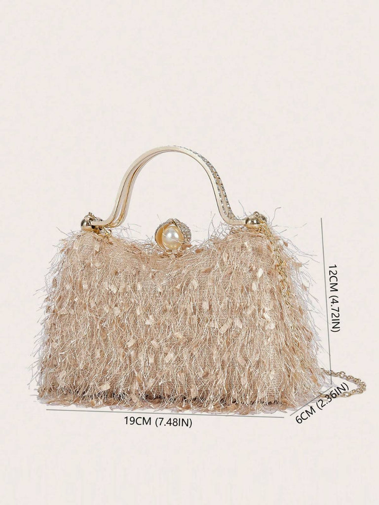 Vintage Tassel Evening Handle Bag