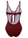 1930s Lace Knitted One-Piece Swimsuit