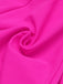 Pink 1950s Solid Shoulder Tie BIkini Set