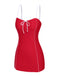 [Pre-Sale] Red 1940s Bow Straps One-Piece Swimsuit