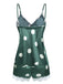 1950s Polka Dot Lace Camisole Sleepwear