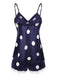 1950s Polka Dot Lace Camisole Sleepwear