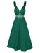 [Pre-Sale] Green 1930s Solid Lace Satin Nightgown