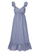 1930s Strap Ruffles Polka Dots Nightgowns