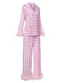 [Pre-Sale] 1960s Pink Plaid Feather Party Pajamas