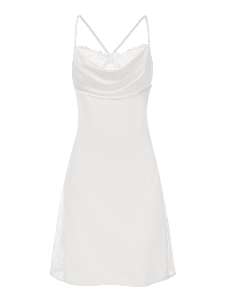 [Pre-Sale] White 1960s Lace Halter Neck Nightgown