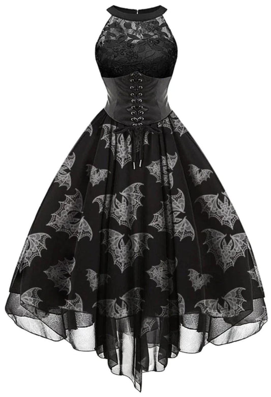 Halloween Gothic Steampunk Lace Dress