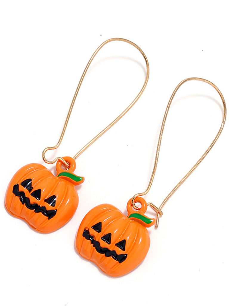 Retro Pumpkin Halloween Earring