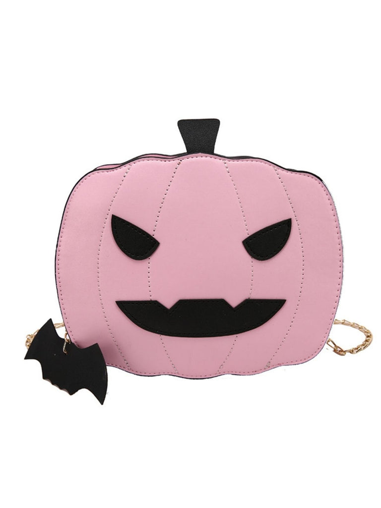 Retro Halloween Pumpkin Shoulder Bag