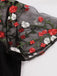 Black 1950s Halloween Lace Swing Dress