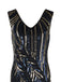 1920s Sequined Tassels Flapper Dress