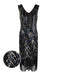 1920s Sequined Tassels Flapper Dress