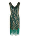 1920s Sequined Tassels Flapper Dress