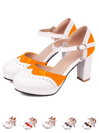 Retro T-Strap Mary Jane High Heel Shoes – Retro Stage - Chic