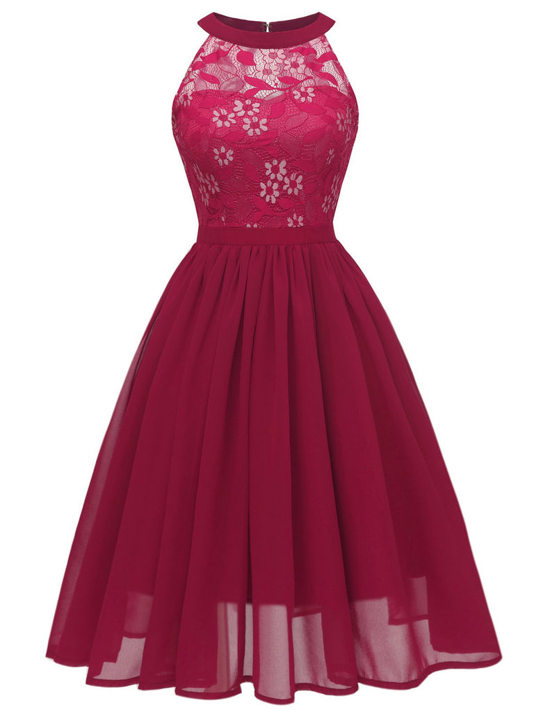 Floral lace swing on sale dress