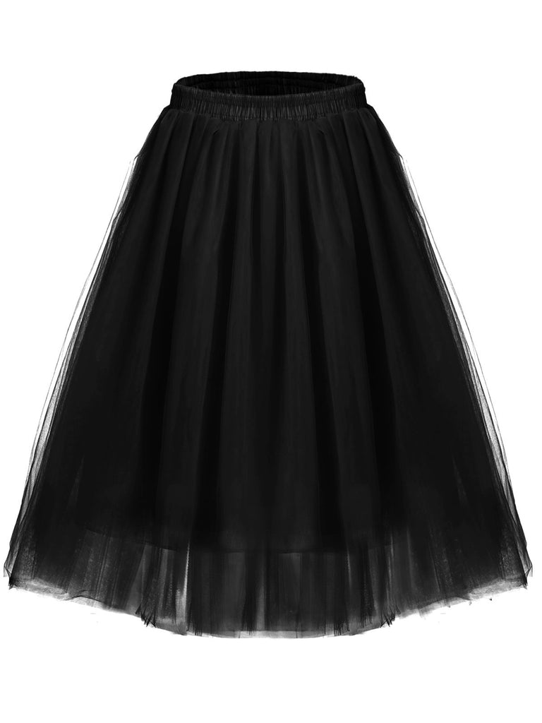 1950s Ruffle Petticoat Tutu Underskirt