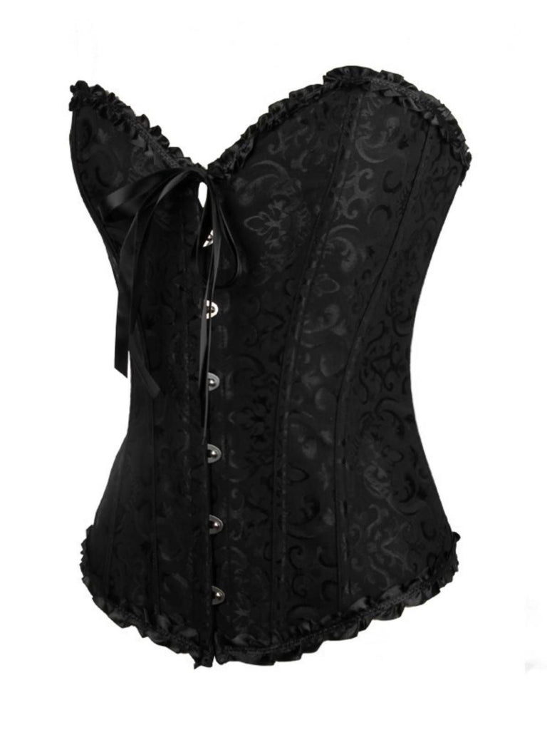 Steampunk Gothic Lace Overbust Corset