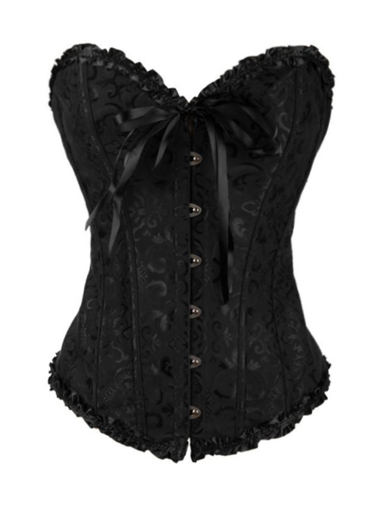 Steampunk Gothic Lace Overbust Corset