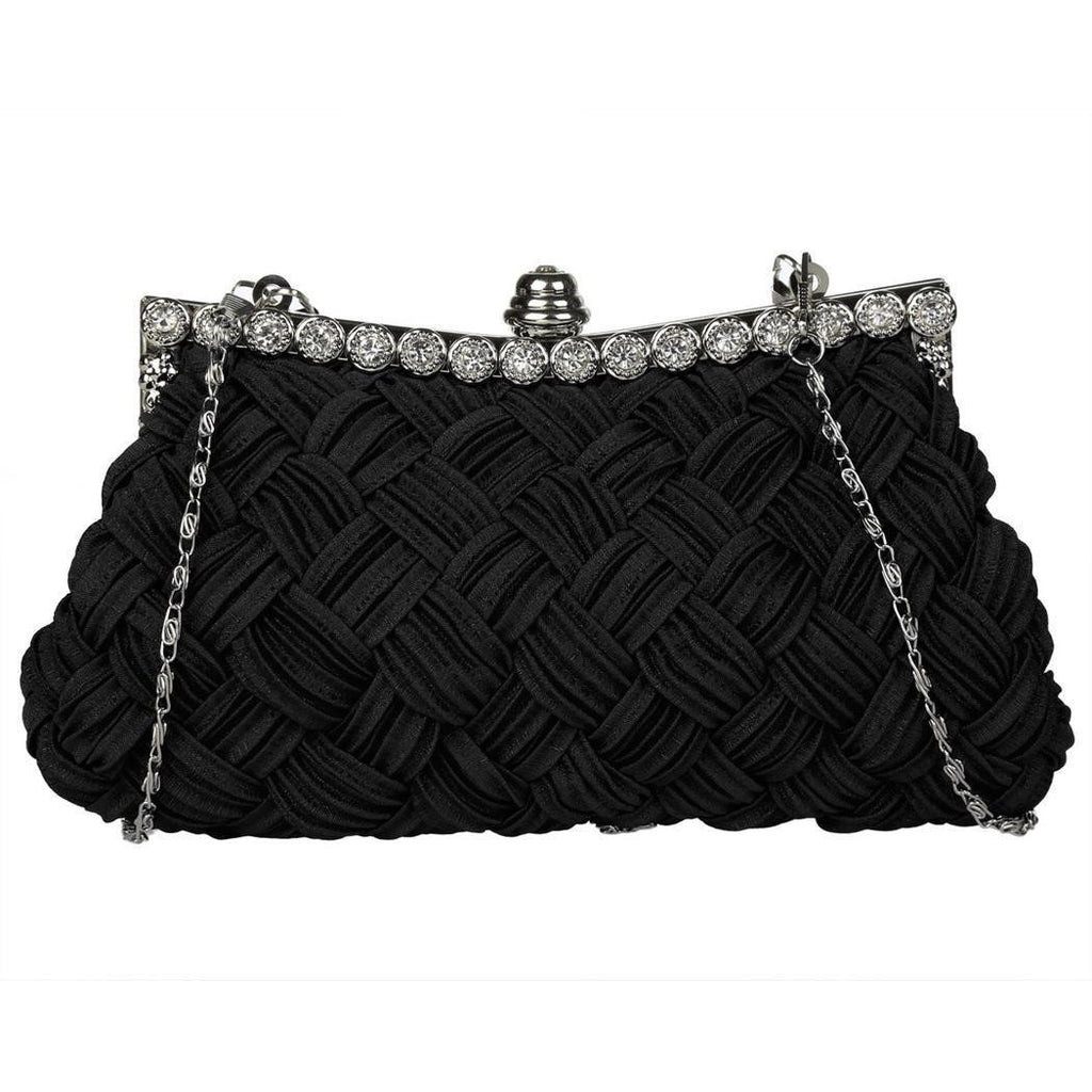 EMBELLISHED ENVELOPE CLUTCH BLACK  Formal Clutch Bag – Betsey Johnson