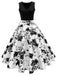 [US Warehouse] [Plus Size] 1950s Floral Swing Dress